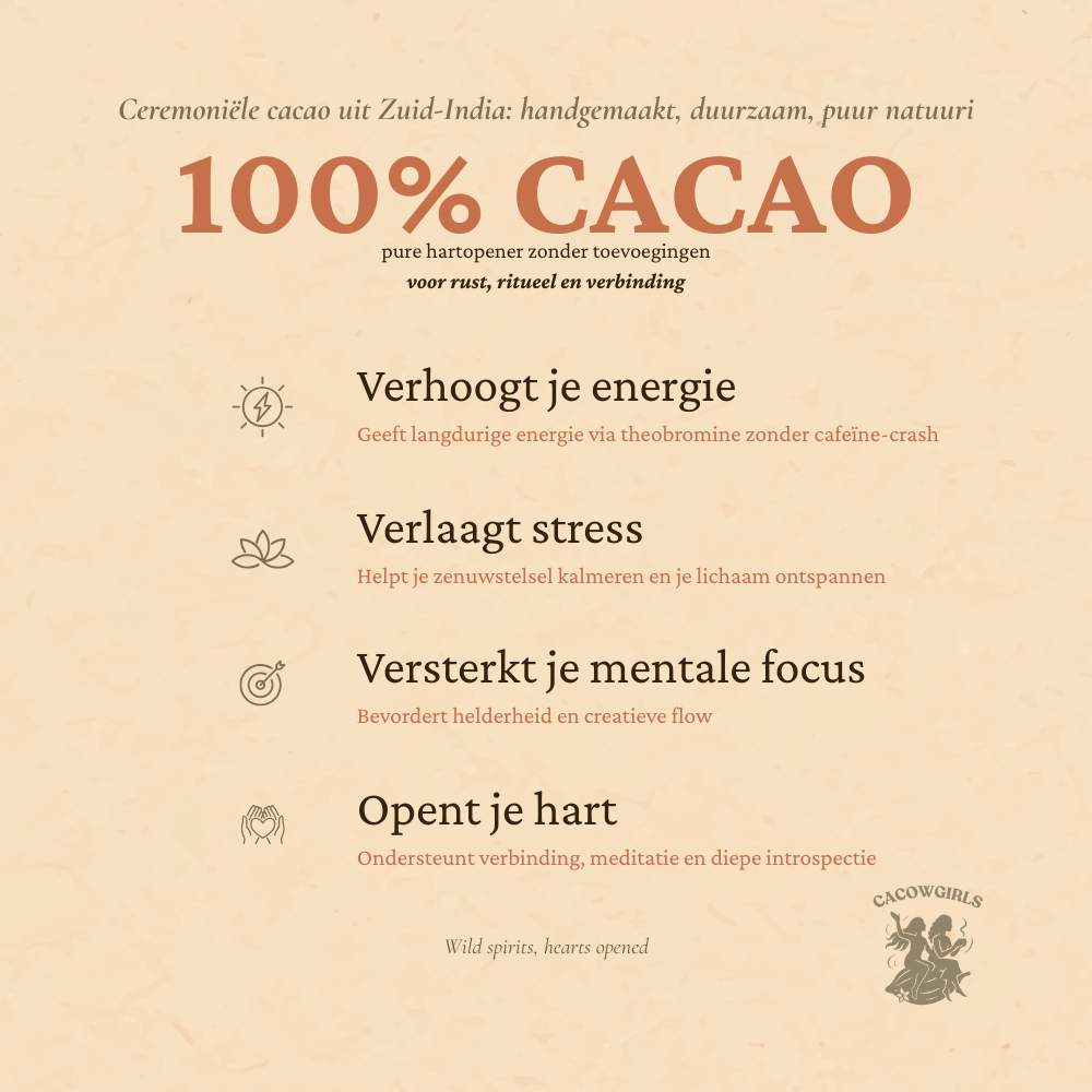 Amma Cacao - 100% Ceremoniele Cacao (500gr)