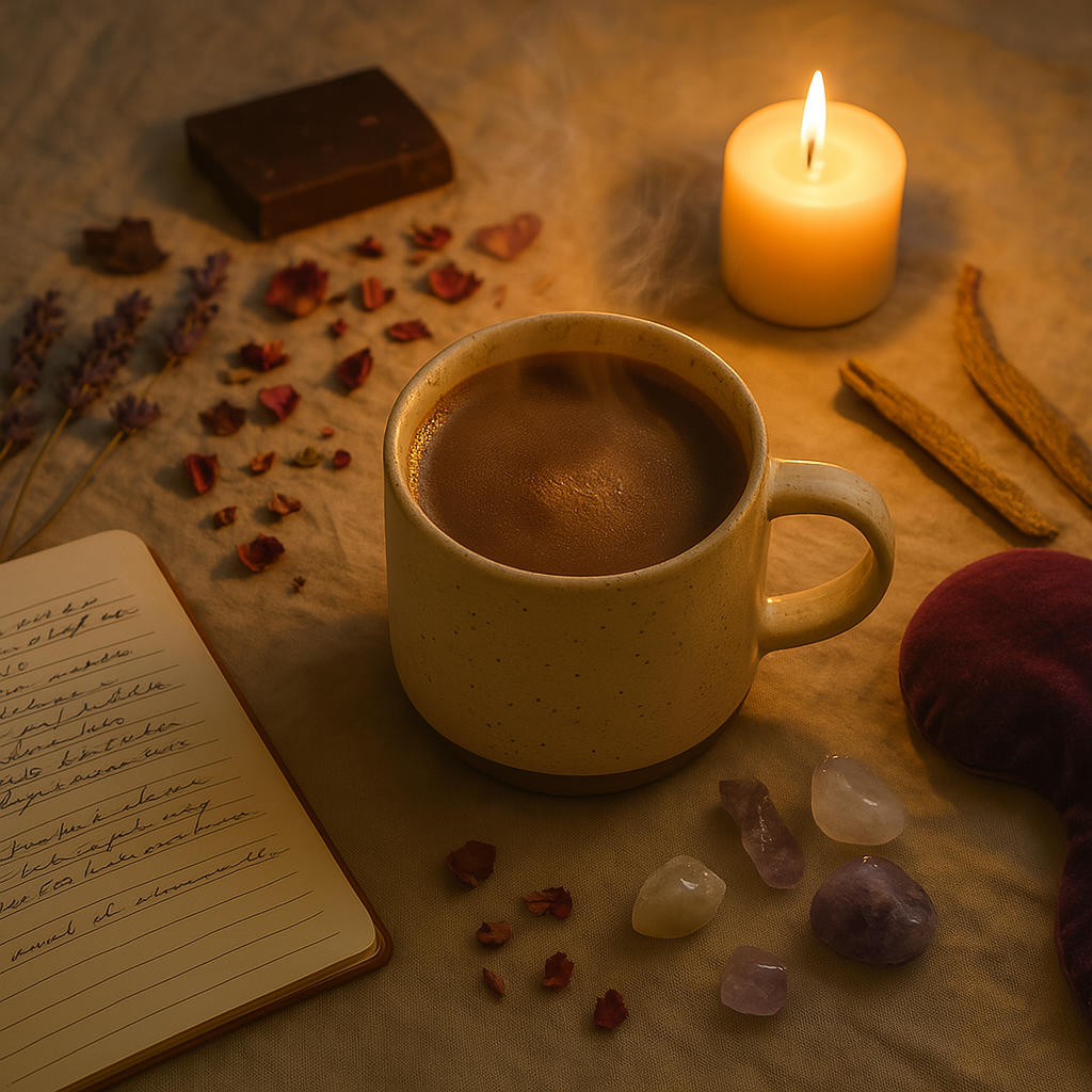 cacao slaapritueel voor rust en warmte in de avond