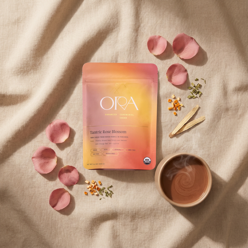 Pure cacao blend voor cacao ritueel, meditatie en zelfzorg