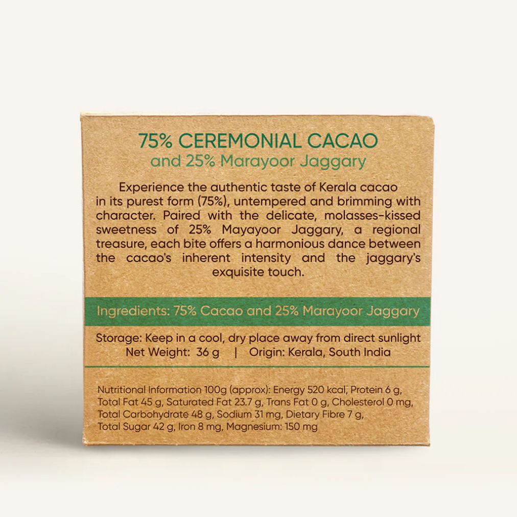 Amma Bar -  Ceremoniële Cacao & Jaggery