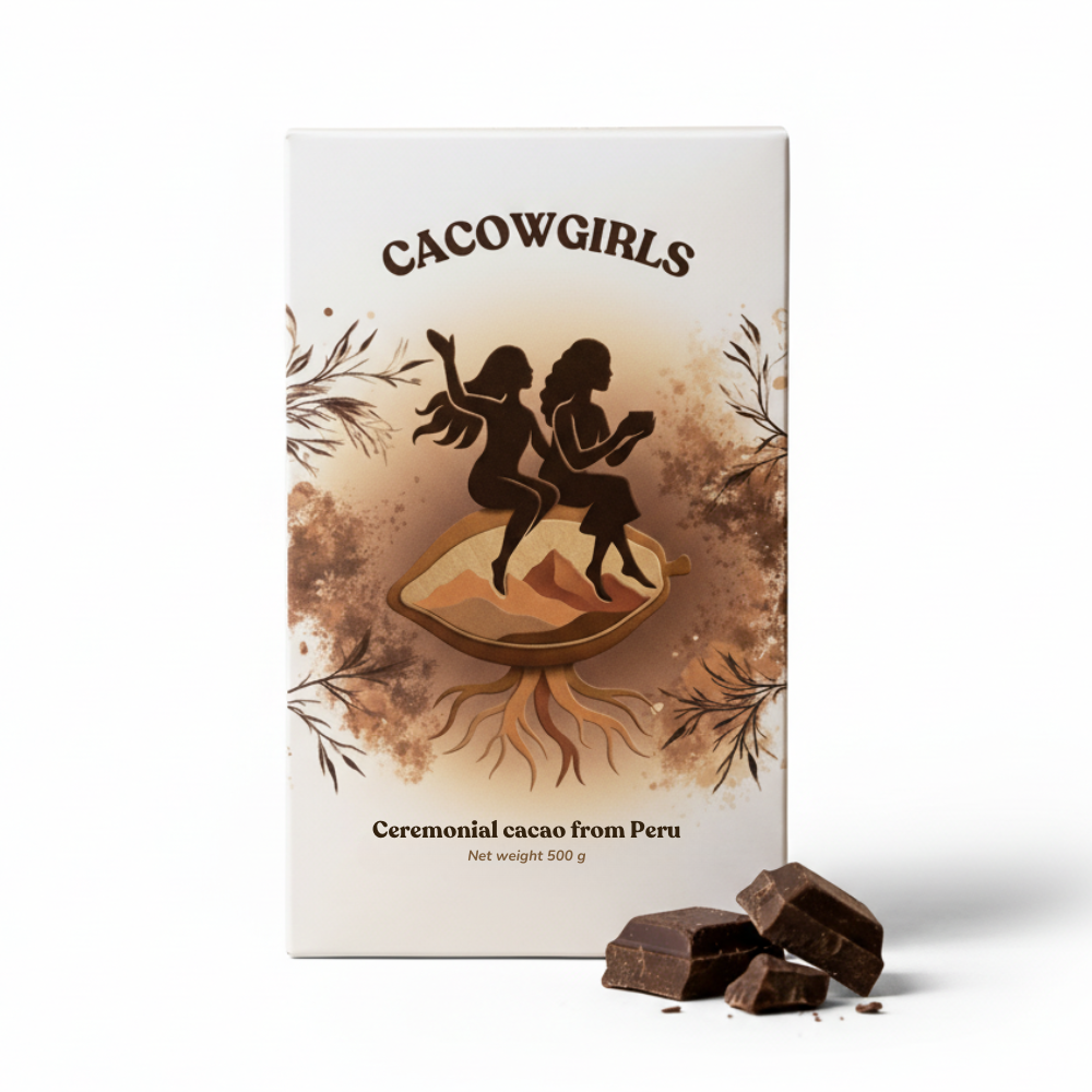 CacowGirls Peru Cacao – Ceremoniële Cacao (500g)