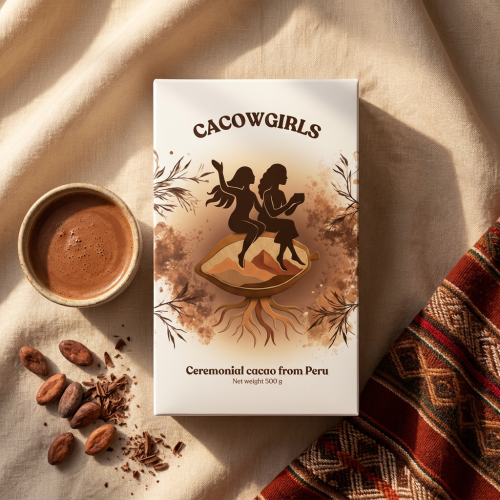 CacowGirls Peru Cacao – Ceremoniële Cacao (500g)